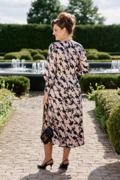 Платье Vittoria Queen 25833 черно-бежевый - фото 3