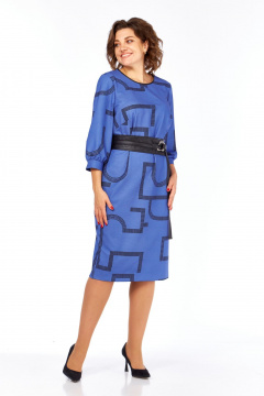 Платье Rishelie 1000 синий - фото 3