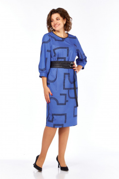 Платье Rishelie 1000 синий - фото 2