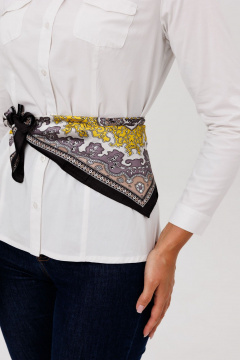 Блуза Anelli 1680 кокосовая_пастила - фото 4