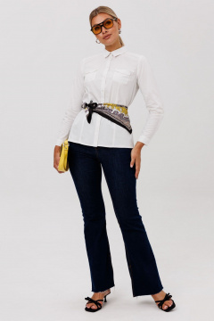 Блуза Anelli 1680 кокосовая_пастила - фото 2