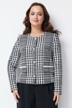 Жакет Condra 15105 черный_белый - фото 5