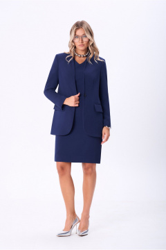 Жакет, платье BARBARA В236 королевский_синий - фото 2