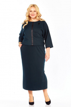 Платье СиБон 0348 зеленый - фото 1