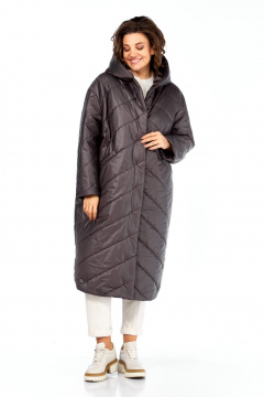 Пальто Диомант 2115 горький_шоколад - фото 5