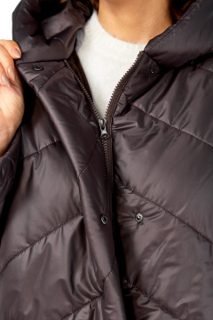 Пальто Диомант 2115 горький_шоколад - фото 4