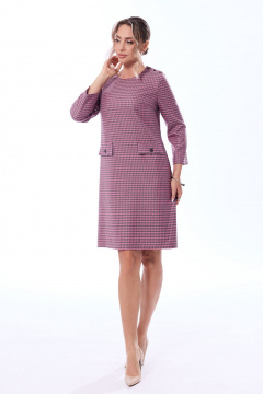 Платье Golden Valley 44082-3 розово-серый - фото 1