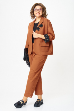 Брюки, жакет Michel chic 1437 виски - фото 4