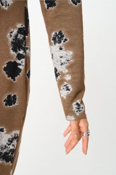 Платье Орхидея 1616 кофейный - фото 4