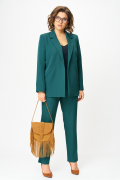 Брюки, жакет Vilena 1097 зеленый - фото 1