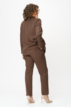 Брюки, жакет Vilena 1097 шоколад - фото 5