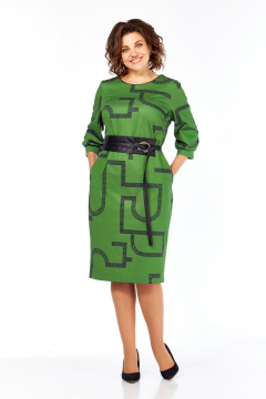 Платье Rishelie 1000 зеленый - фото 3