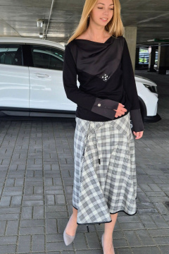 Джемпер Shymoda 442-25 чёрный - фото 2