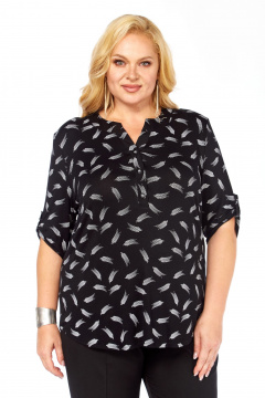 Блуза Abbi 4068 черный - фото 2