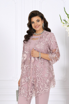 Блуза, брюки, кардиган Ninele 6073 пудра - фото 3