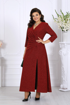 Платье Ninele 6077 красный - фото 4