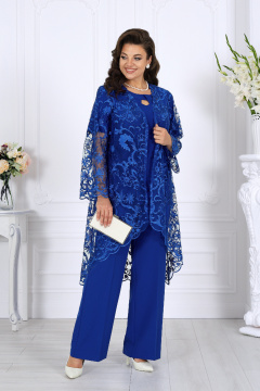 Блуза, брюки, кардиган Ninele 6078 василек - фото 1