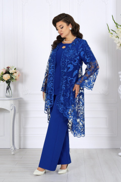 Блуза, брюки, кардиган Ninele 6078 василек - фото 5