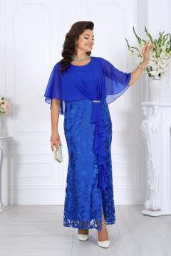 Платье Ninele 6081 василек - фото 2