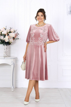 Платье Ninele 6025 пудра - фото 4