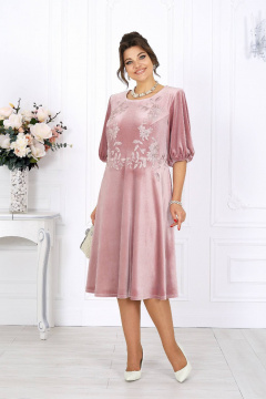 Платье Ninele 6025 пудра - фото 2