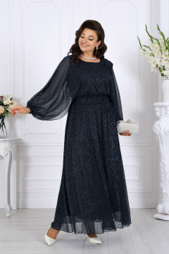 Платье Ninele 6065 синий - фото 4