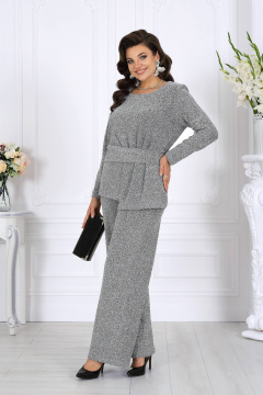 Блуза, брюки Ninele 6070 серебро - фото 5