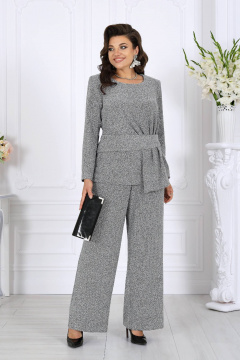 Блуза, брюки Ninele 6070 серебро - фото 4