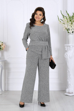 Блуза, брюки Ninele 6070 серебро - фото 2