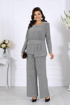 Блуза, брюки Ninele 6070 серебро - фото 1