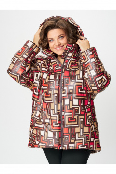 Куртка Zlata 4458 терракотовый - фото 1