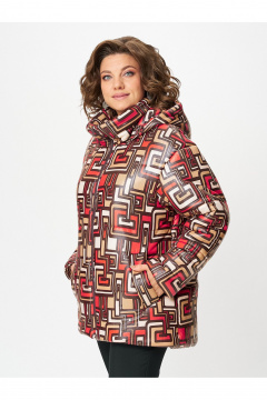 Куртка Zlata 4458 терракотовый - фото 5