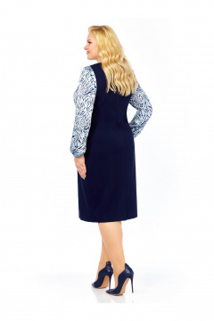 Сарафан Линия Л Б-2087 темно-синий - фото 5