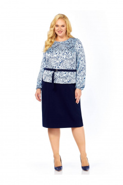 Сарафан Линия Л Б-2087 темно-синий - фото 1