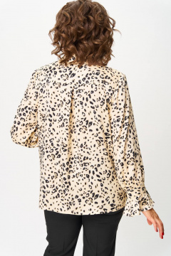 Блуза Slaviaelit 558 молочный_леопард - фото 5