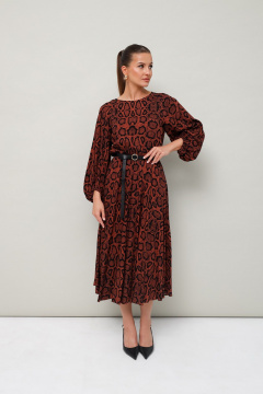 Повседневное платье с резинкой и ремнем PUR PUR 11-136/8 - фото 1