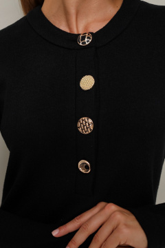 Платье полуприлегающего силуэта на молнии с карманами PUR PUR 11-316 - фото 2