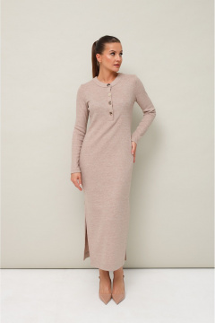 Платье трикотажное полуприлегающего силуэта с пуговицами PUR PUR 11-316/3 - фото 3