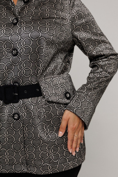 Брюки, жакет Galean Style 827.1 черный_серый-кольца - фото 3