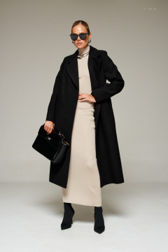 Пальто Beautiful&Free 7010 черный - фото 3