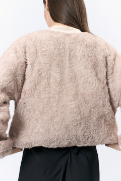 Бомбер Verita 2402 бежевый - фото 5