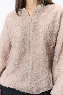 Бомбер Verita 2402 бежевый - фото 3