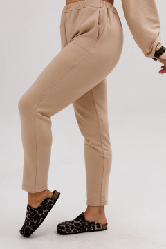 Костюм спортивный брюки худи больших размеров Anelli 1720 взбитая_карамель - фото 4