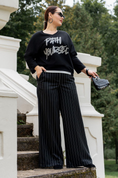 Брюки, джемпер ADARIN А37 черный - фото 5