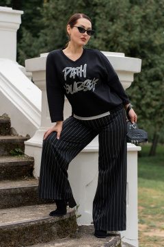 Брюки, джемпер ADARIN А37 черный - фото 4