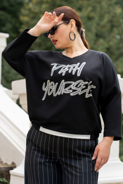 Брюки, джемпер ADARIN А37 черный - фото 3