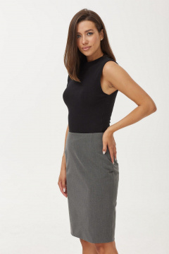 Юбка T.N.D М319 серый - фото 2