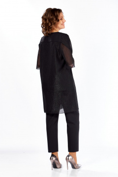Блуза, брюки SVT-fashion 617 черный - фото 2