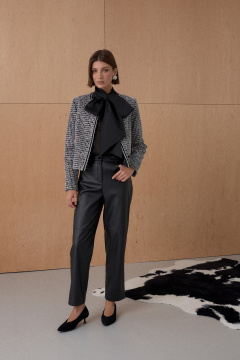 Жакет из жаккардового полотна с люрексом Mixan 2085 - фото 3