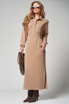 Платье Laikony L-663 капучино - фото 2
